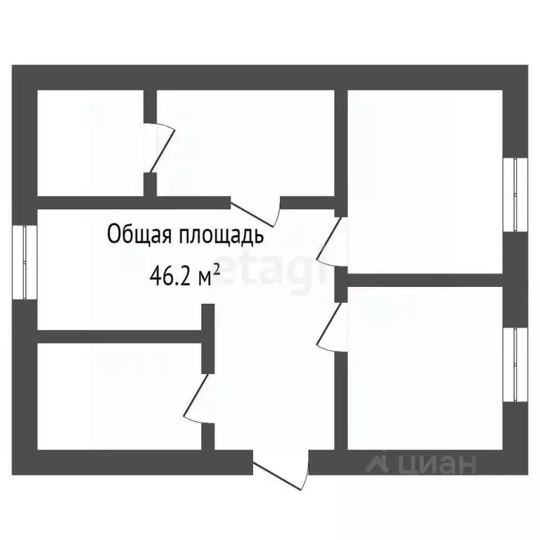 Дом в Кемеровская область, Ленинск-Кузнецкий Каширская ул., 56 (46 м) - Фото 2