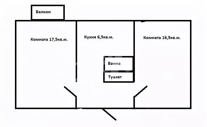 2-к кв. Московская область, Люберцы Юбилейная ул., 15 (43.0 м) - Фото 1