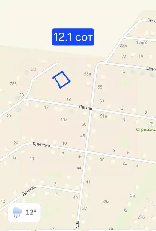 Участок в Башкортостан, Уфимский район, с. Жуково  (12.1 сот.) - Фото 2