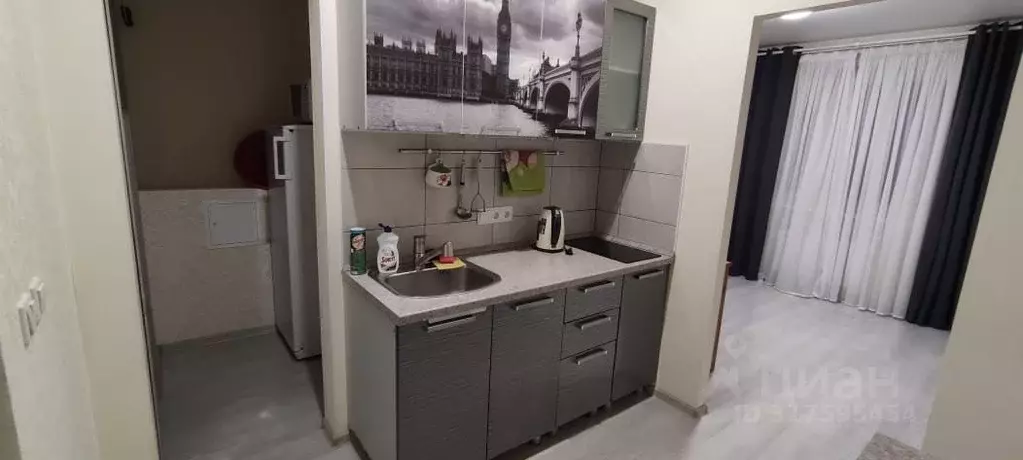 Студия Московская область, Домодедово Южный мкр, ул. ... - Фото 0