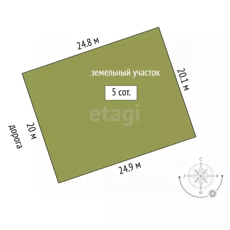 Участок в Тюменская область, Тюменский район, с. Перевалово, Зубарево ... - Фото 1