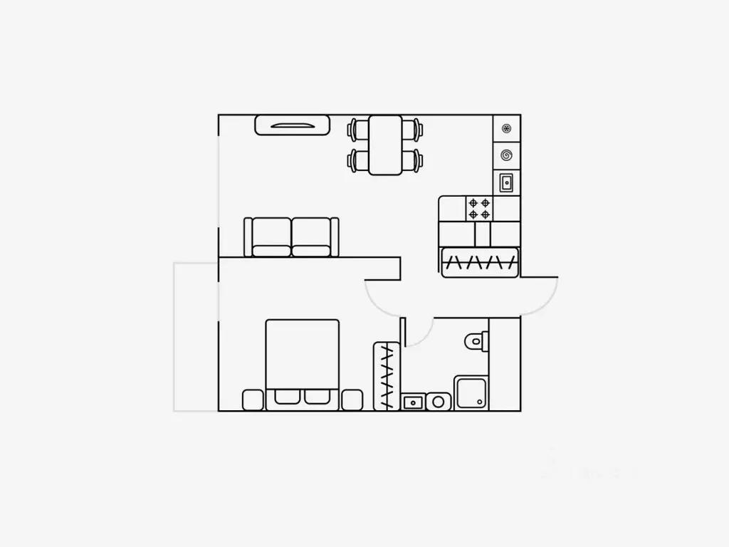 2-к кв. Свердловская область, Екатеринбург ул. Шаумяна, 24 (41.0 м) - Фото 2
