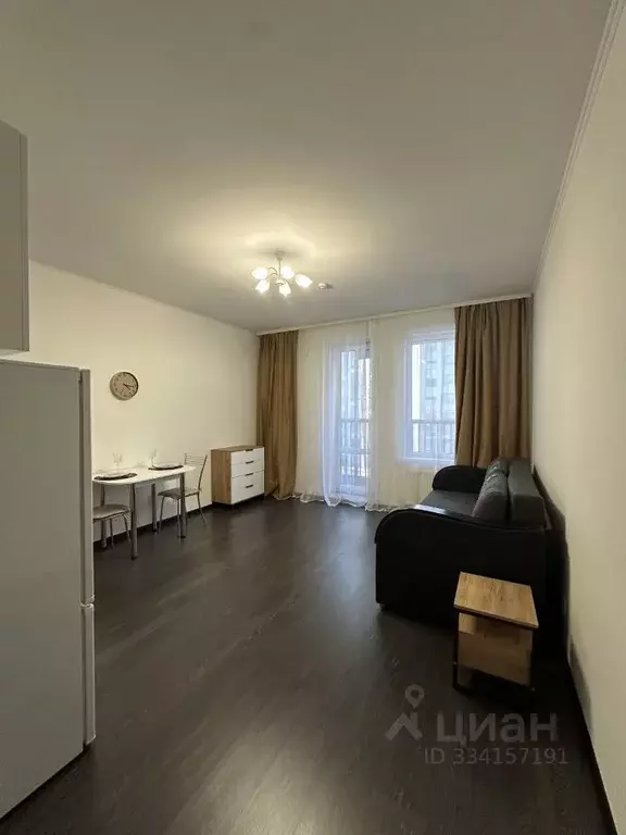 Студия Санкт-Петербург аллея Арцеуловская, 15 (26.7 м) - Фото 2