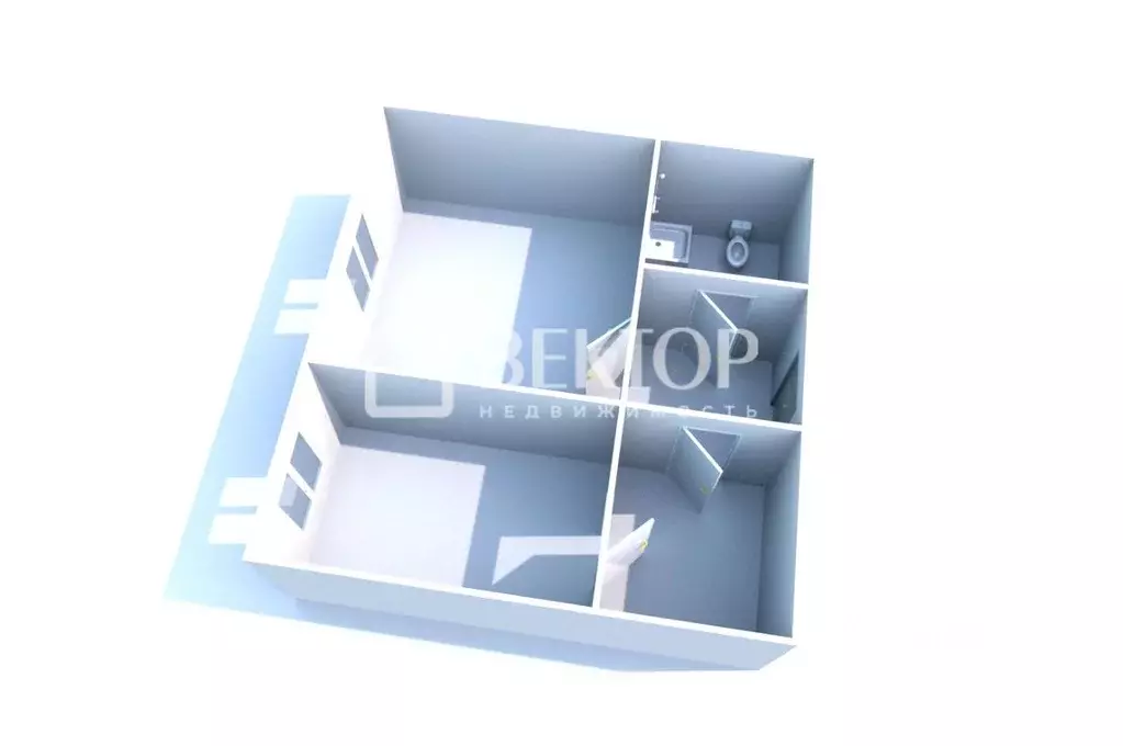 2-к кв. Костромская область, Кострома ул. Шагова, 98 (28.2 м) - Фото 2