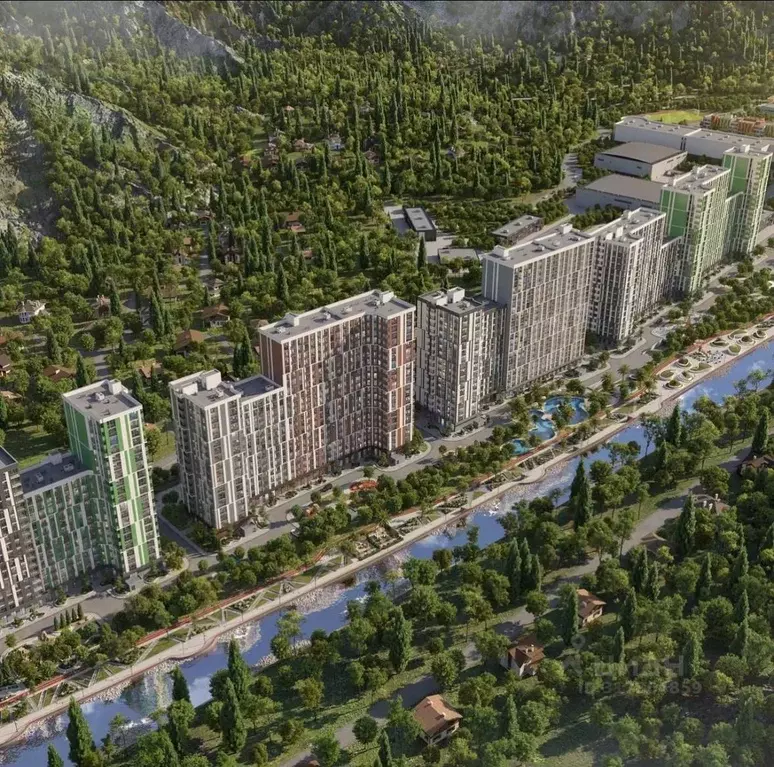 2-к кв. Краснодарский край, Сочи Краснодонская ул., 46 (53.92 м) - Фото 0