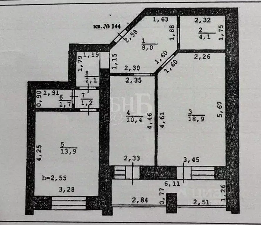 2-к кв. Оренбургская область, Оренбург ул. Диагностики, 3 (64.0 м) - Фото 1