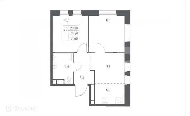 Продаётся 3-к квартира, 41.6 м - Фото 0