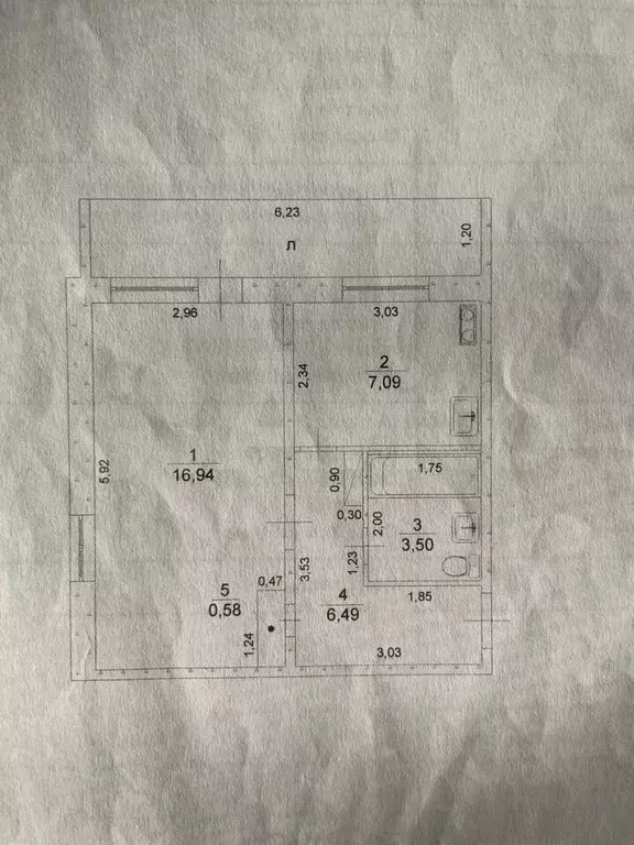 1-к. квартира, 34,6 м, 3/10 эт. - Фото 0