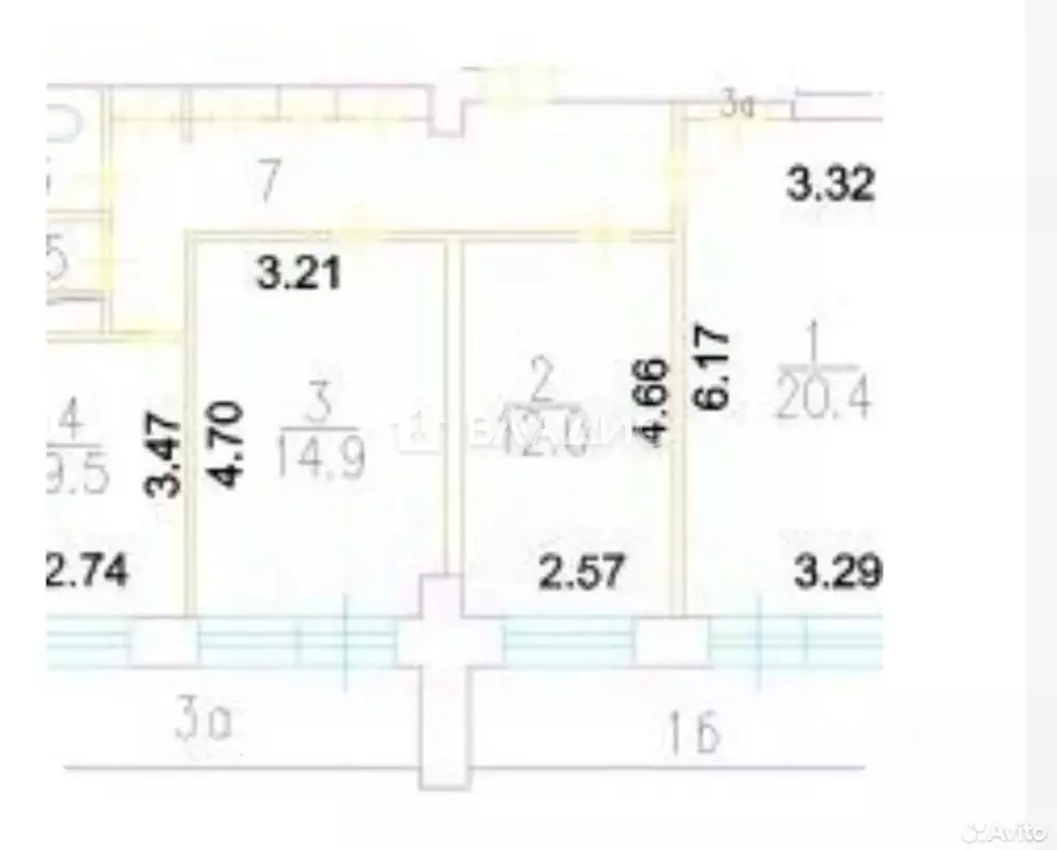 3-к кв. Москва Шепелюгинская ул., 16 (83.5 м) - Фото 2