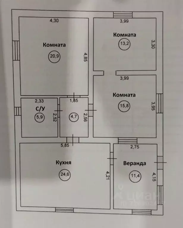 Дом в Белгородская область, Старооскольский городской округ, с. ... - Фото 2