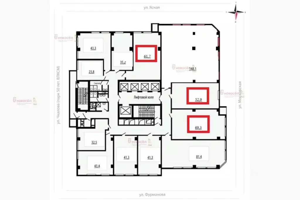 Офис в Свердловская область, Екатеринбург ул. Фурманова, 126 (184 м) - Фото 2