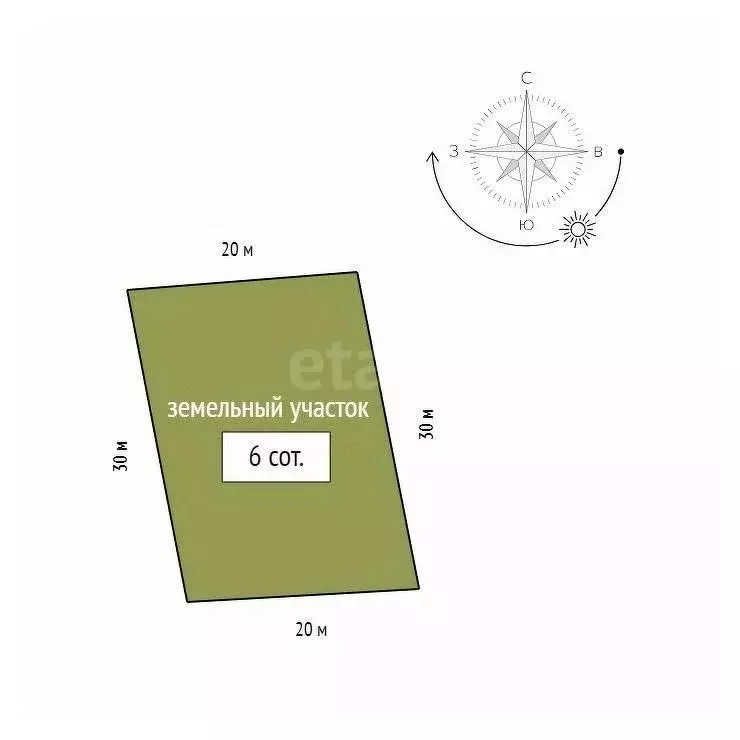 Участок в Красноярский край, Сосновоборский муниципальный округ, с. ... - Фото 2