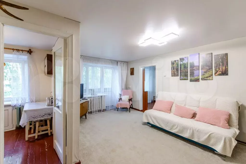 2-к. квартира, 43,7 м, 2/5 эт. - Фото 0