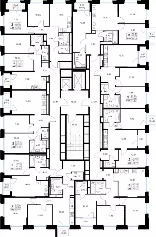 1-к кв. Мурманская область, Мурманск Долина Уюта тер.,  (34.94 м) - Фото 2