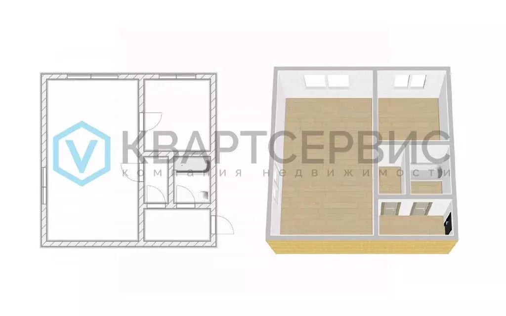 1-к кв. Омская область, Омск Спортивный проезд, 4 (30.0 м) - Фото 2