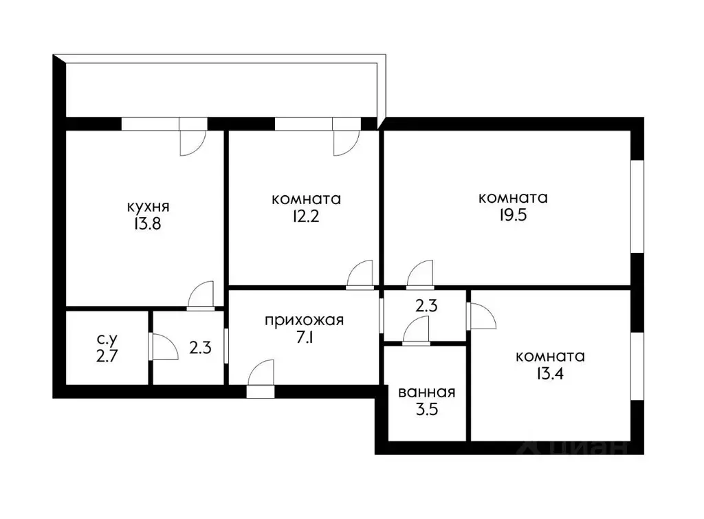 3-к кв. Краснодарский край, Геленджик ул. Маршала Жукова, 1к3 (84.0 м) - Фото 1