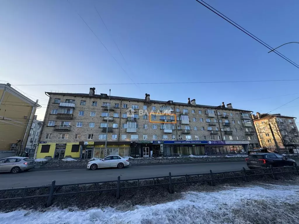 2-к кв. Карелия, Петрозаводск ул. Антикайнена, 27 (41.7 м) - Фото 1