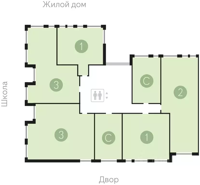 Студия Ханты-Мансийский АО, Сургут Пролетарский просп., с9 (38.14 м) - Фото 1