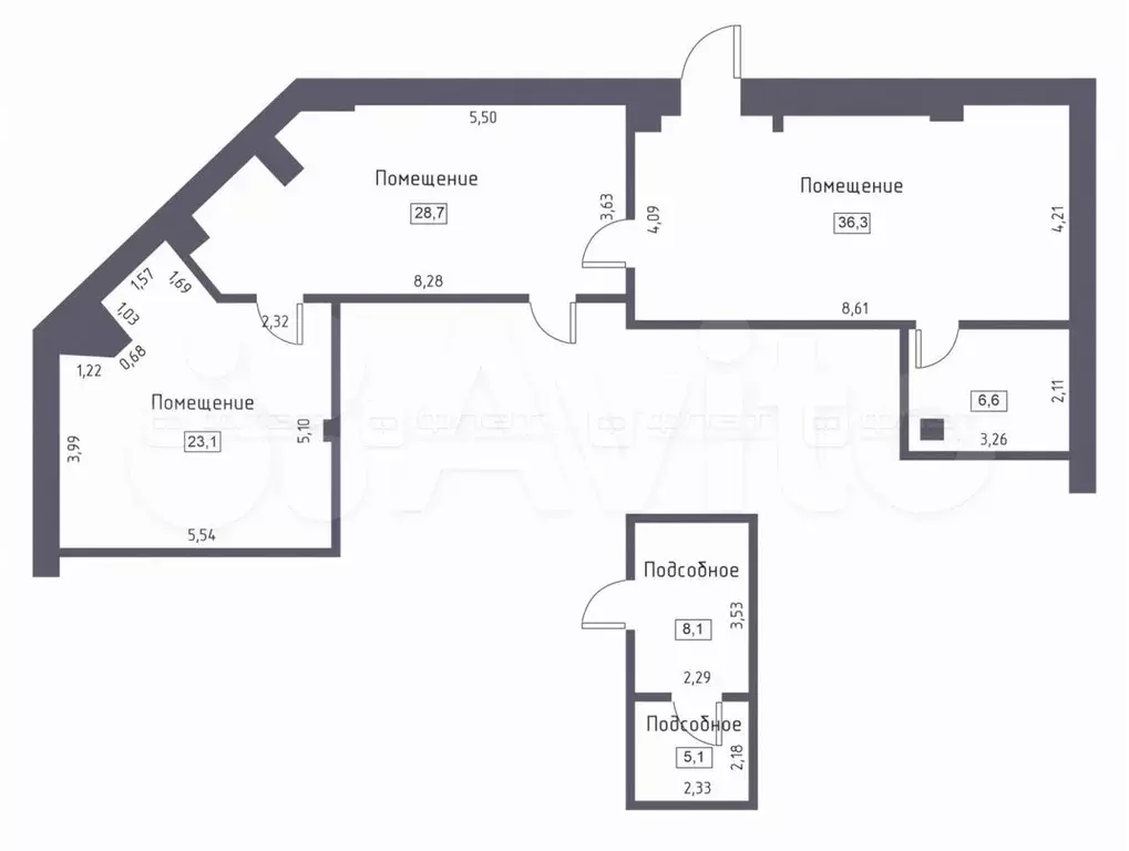 Продам помещение свободного назначения, 108 м - Фото 0