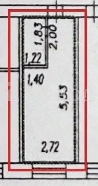 Студия Кемеровская область, Новокузнецк ул. Челюскина, 41 (19.5 м) - Фото 2