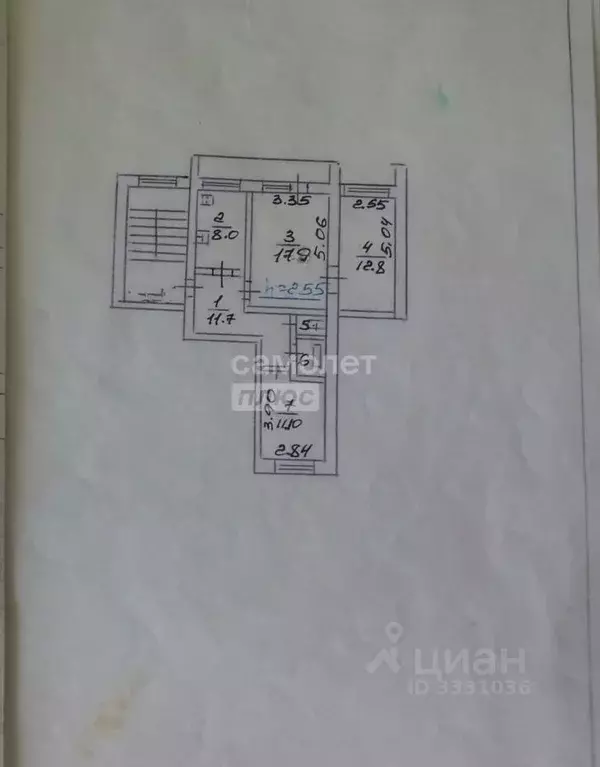 3-к кв. Кабардино-Балкария, Нальчик ул. Неделина, 11 (69.0 м) - Фото 1