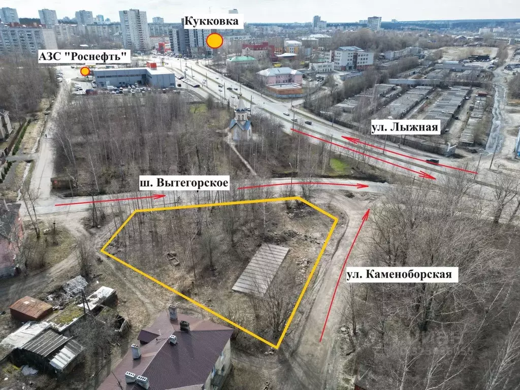 Участок в Карелия, Петрозаводск Вытегорское ш., 3 (19.46 сот.) - Фото 2