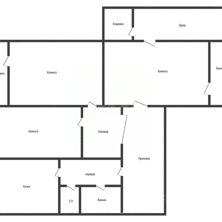 3-к кв. Белгородская область, Строитель Яковлевский городской округ, ... - Фото 2