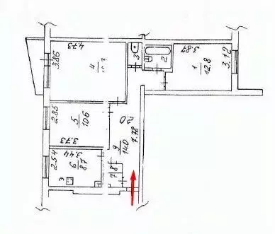 3-к кв. Архангельская область, Северодвинск Октябрьская ул., 39 (69.8 ... - Фото 1