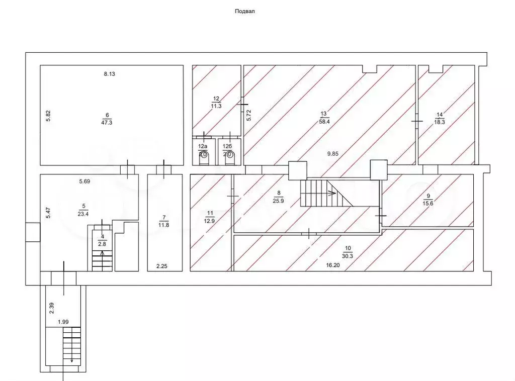 Продажа помещения свободного назначения 160 м2 - Фото 1