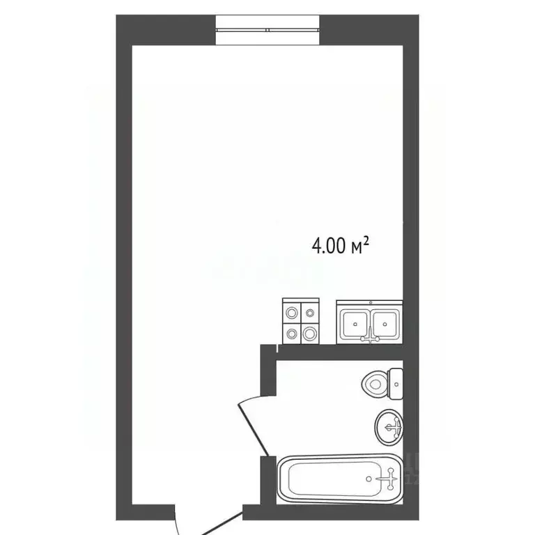 Студия Краснодарский край, Анапа ул. Поликарпова, 2к2 (20.0 м) - Фото 2