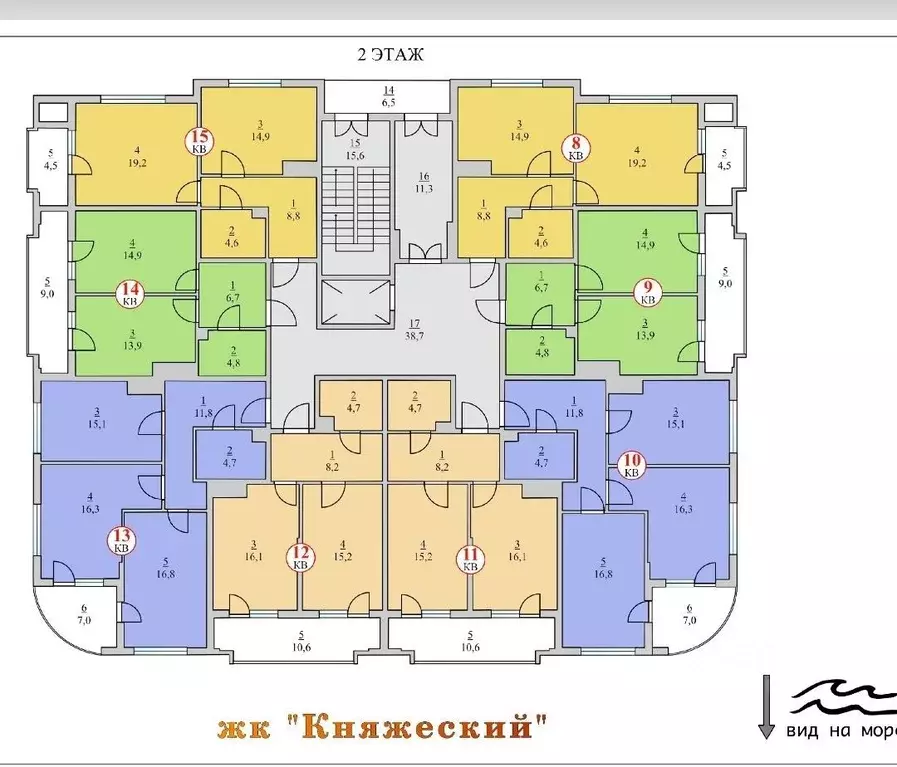 3-к кв. Крым, Ялта ул. Щорса, 10В (64.7 м) - Фото 2