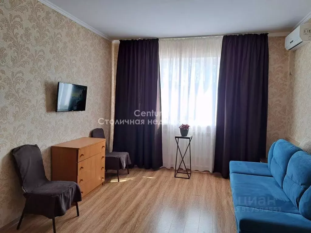 1-к кв. Краснодарский край, Краснодар Дубинка мкр, ул. Ковтюха, 87 ... - Фото 0