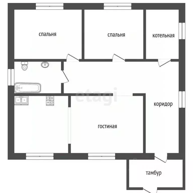 Дом в Тюменская область, Тюмень Раздолье садовое товарищество, ул. 1-я ... - Фото 1