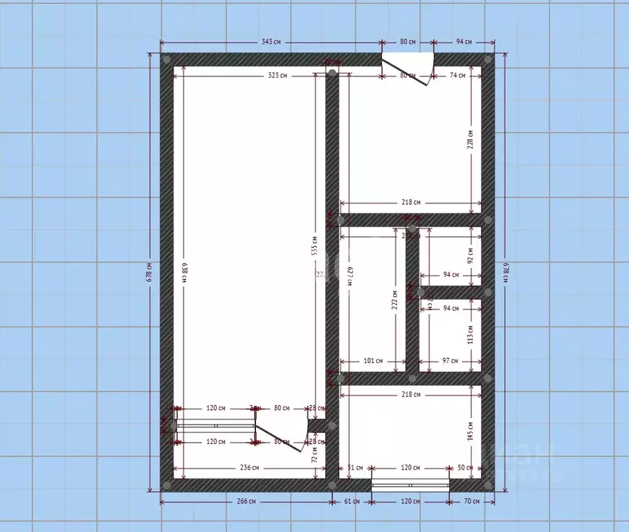 1-к кв. Татарстан, Казань просп. Победы, 226 (40.3 м) - Фото 2
