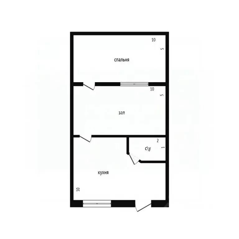 2-к кв. Дагестан, Дербент ул. Юрия Гагарина, 33 (43.0 м) - Фото 2