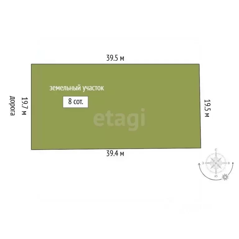 Участок в Тюменская область, Тюменский муниципальный округ, д. ... - Фото 1