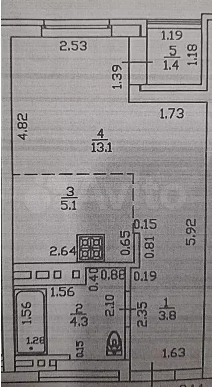 Квартира-студия, 27 м, 13/25 эт. - Фото 0