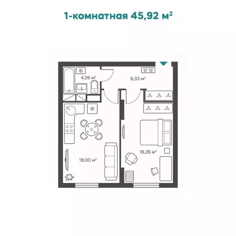 1-к кв. Нижегородская область, Нижний Новгород Анкудиновское ш., 34 ... - Фото 0