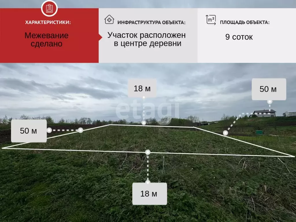 Участок в Архангельская область, Холмогорский муниципальный округ, д. ... - Фото 1