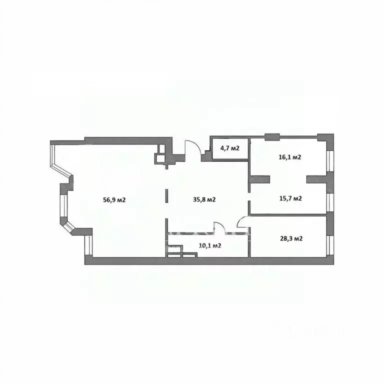 4-к кв. Москва Ломоносовский просп., 25к5 (168.5 м) - Фото 2