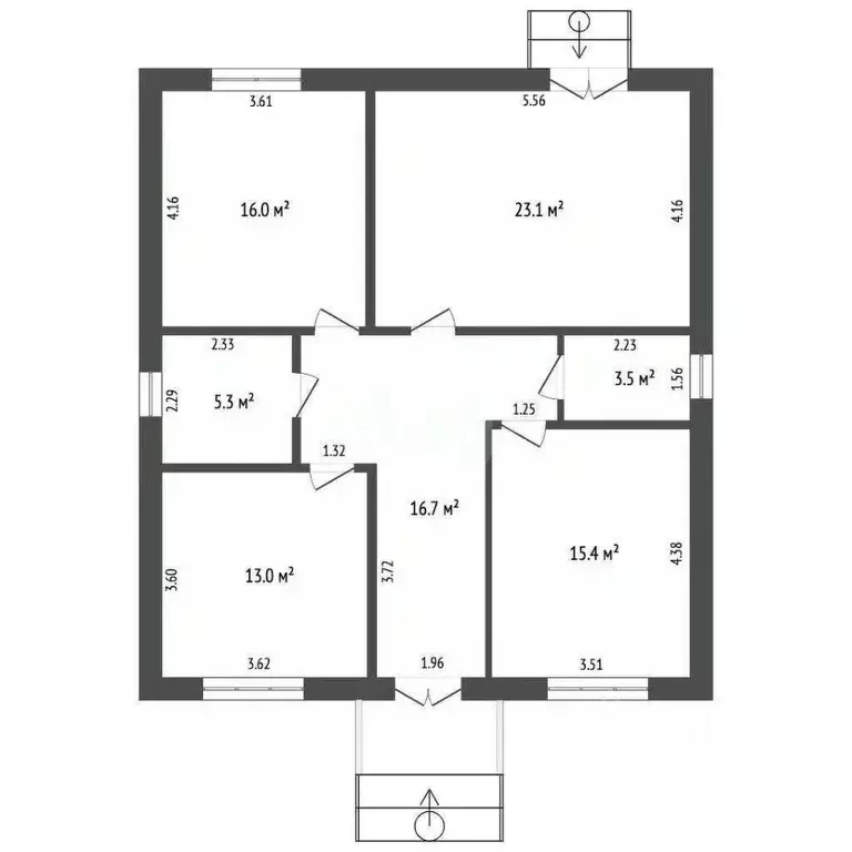 Дом в Ростовская область, Мясниковский район, с. Большие Салы ул. ... - Фото 2