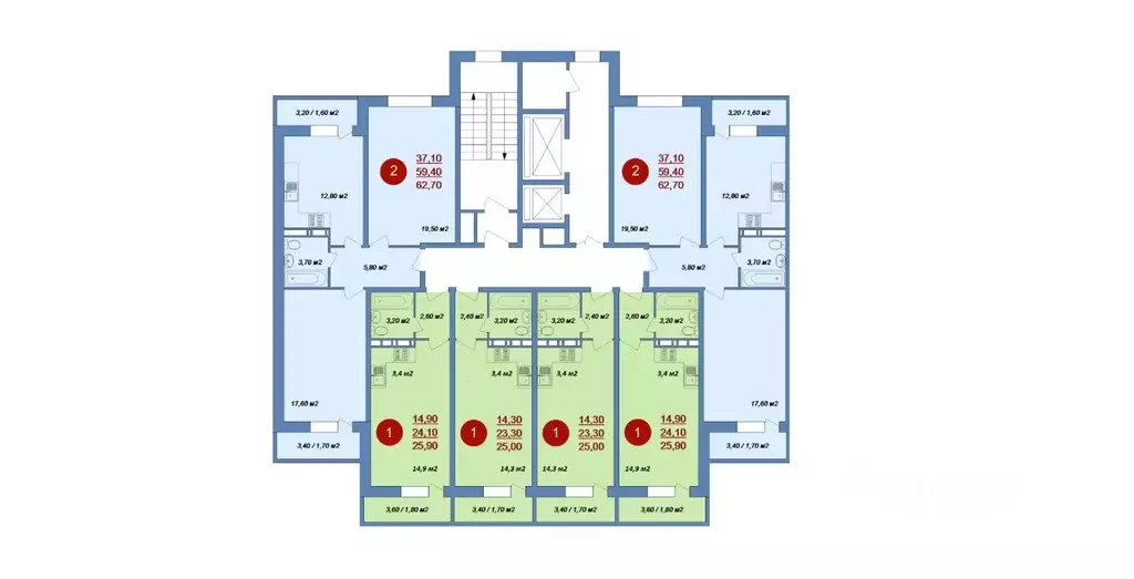 1-к кв. Московская область, Люберцы городской округ, д. Островцы, ... - Фото 2