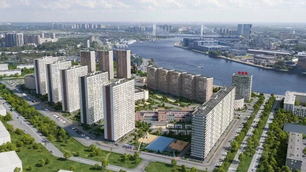 Помещение свободного назначения в Санкт-Петербург Октябрьская наб., ... - Фото 2
