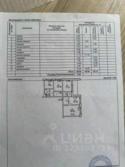 4-к кв. Белгородская область, Старый Оскол Жукова мкр,  (80.6 м) - Фото 1