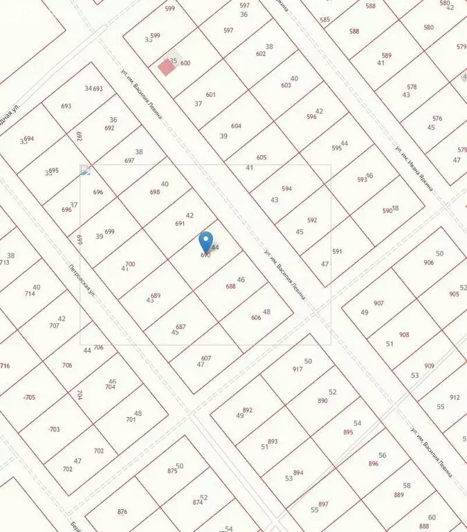 Участок в деревня Малиновка 1-я, улица имени Василия Левина (10 м) - Фото 1