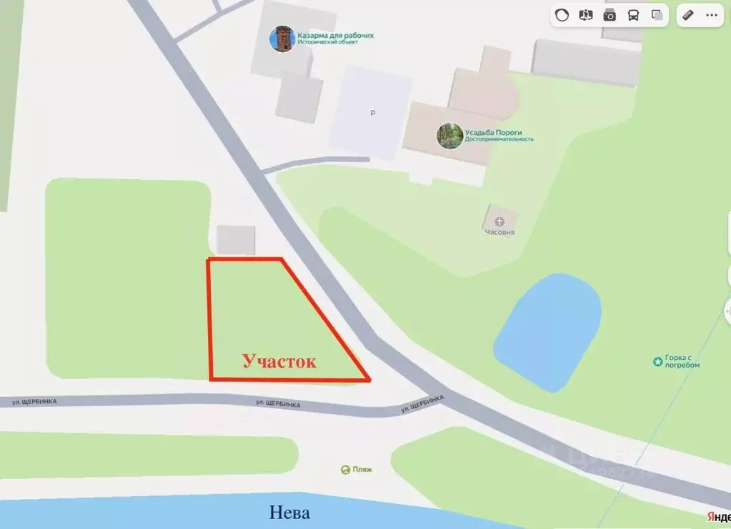 Участок в Ленинградская область, Всеволожский район, Имени Свердлова ... - Фото 1