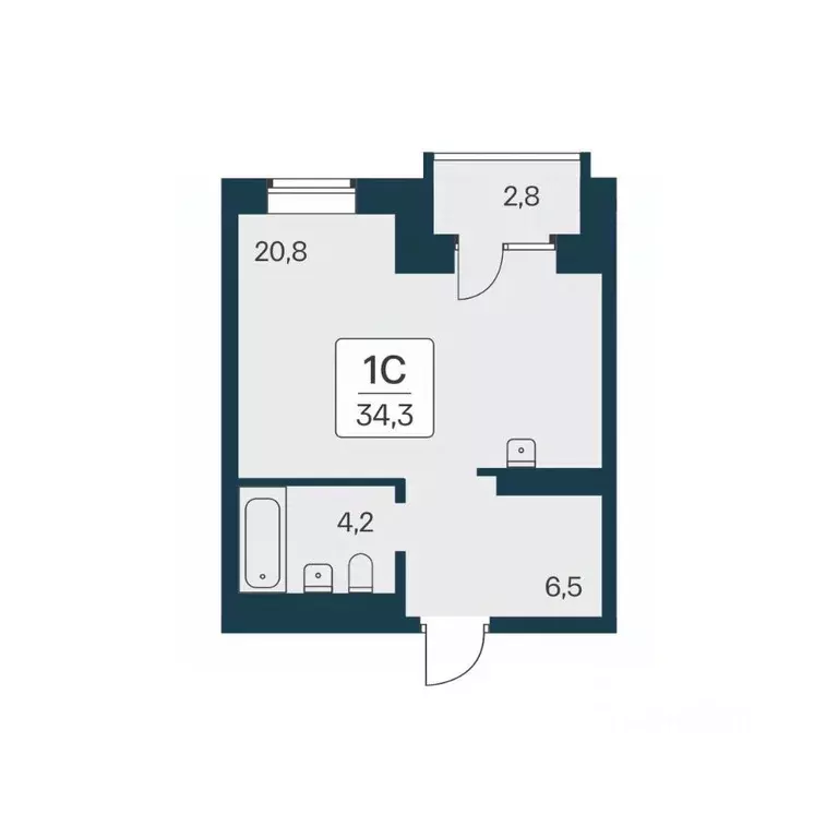 Студия Новосибирская область, Новосибирск Расцветай на Красном жилой ... - Фото 1