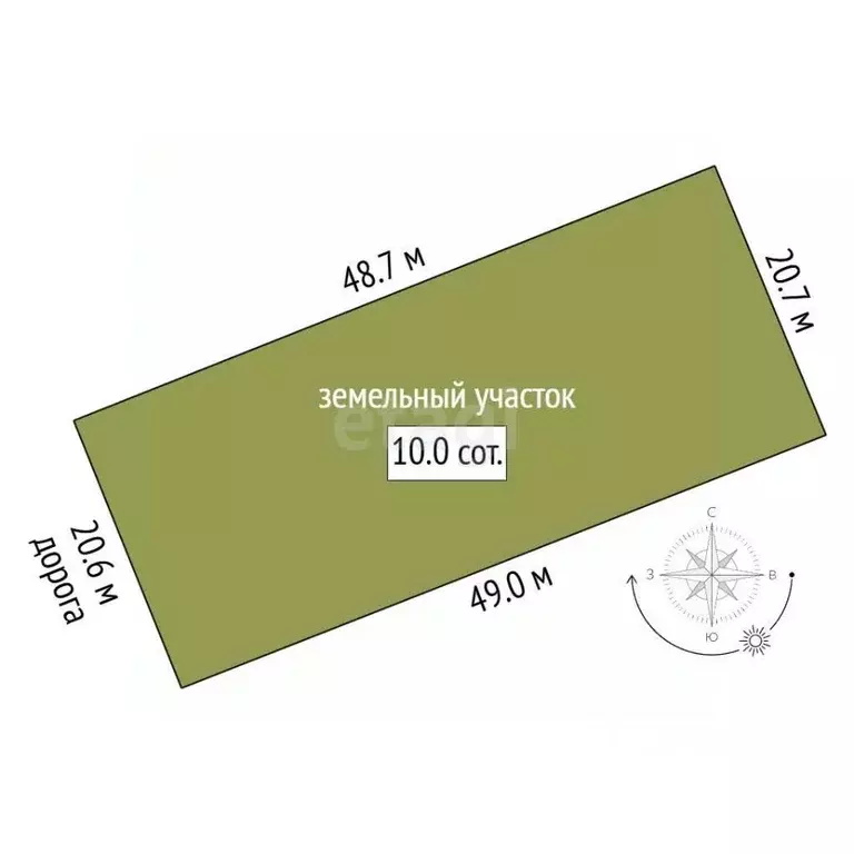 Участок в Саха (Якутия), Якутск  (10.0 сот.) - Фото 2