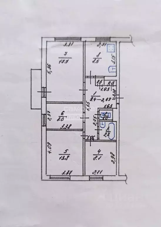 4-к кв. Оренбургская область, Бузулук 3-й мкр, 8 (70.0 м) - Фото 1