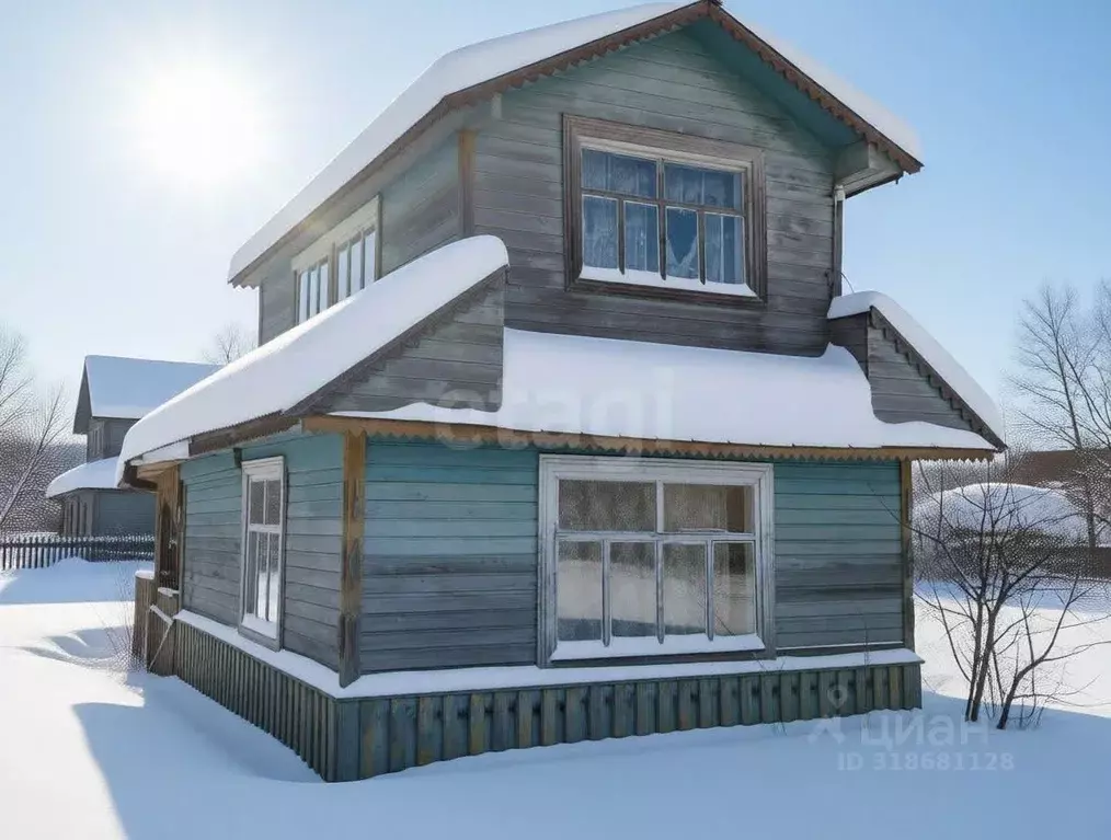 Дом в Ленинградская область, Киришский район, Кусинское с/пос, ... - Фото 1